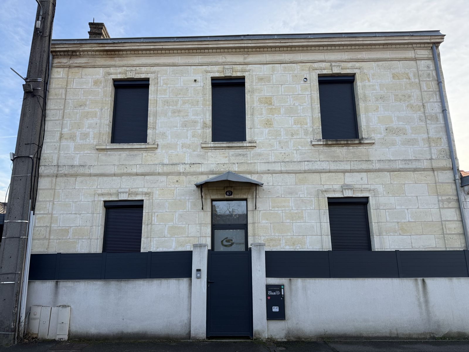 Rénovation de la façade d'une échoppe à Bordeaux (33)