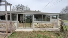 Démontage et reprise d'une toiture par une véranda type verrière à Bouliac (33)