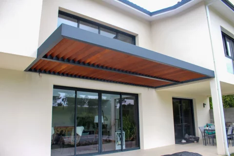 Pergola acier autoportée 